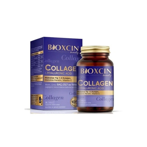 Bioxcin Beauty Collagen Hyluronic Acid 30 Tablet