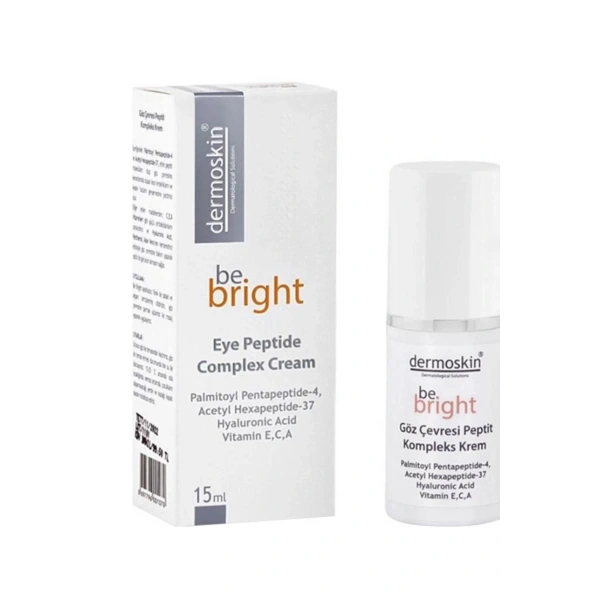 Dermoskin Be Bright Göz Çevresi Krem Peptit Kompleks 15 ml