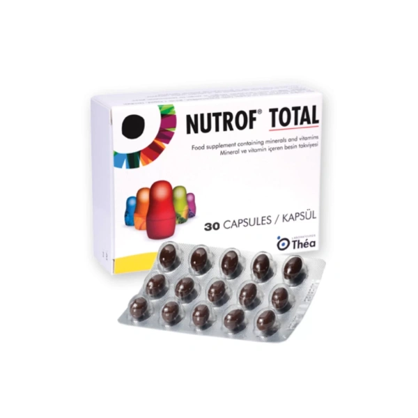 Nutrof Total Bitkisel Besin Desteği 30 Kapsül