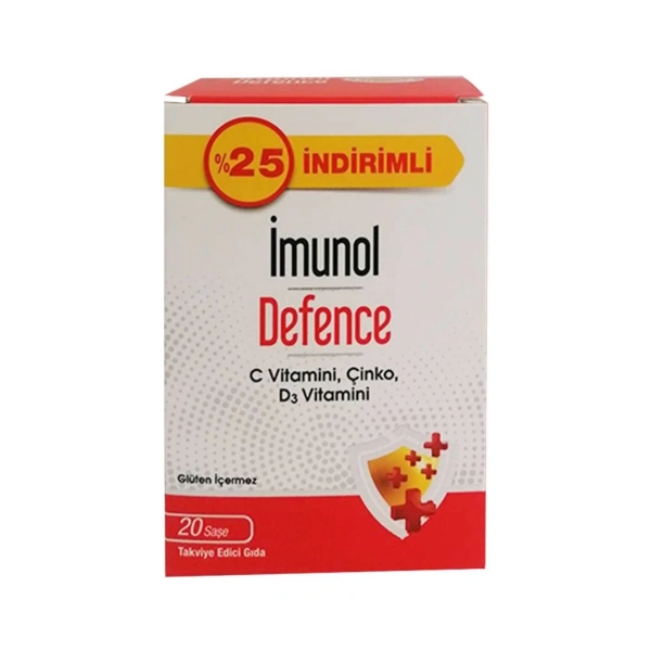 İmunol Defence Takviye Edici Gıda 20 Saşe - %25 İndirimli