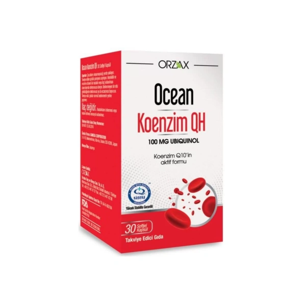 Ocean Koenzim Qh 100 Mg Ubiquinol 30 Kapsül