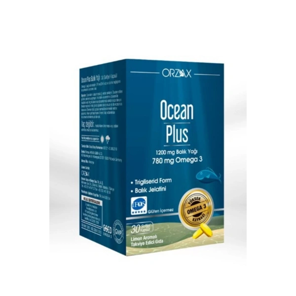 Ocean Plus Balık Yağı Omega3 1200 Mg 30 Softjel Kapsül