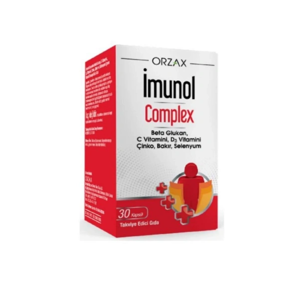 Orzax Imunol Complex Beta Glukan 30 Kapsül