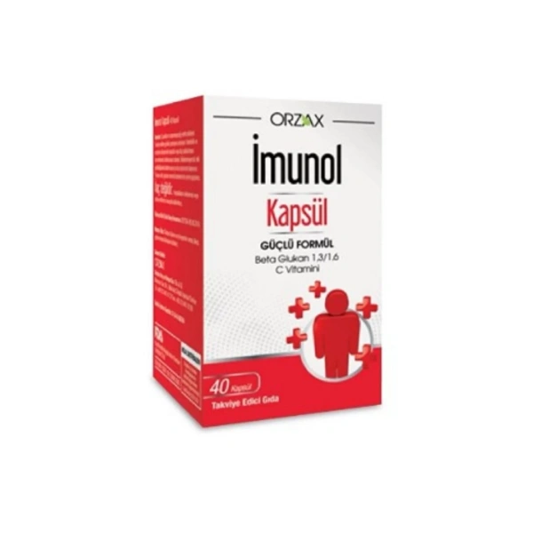 Orzax Imunol Takviye Edici Gıda 40 Kapsül