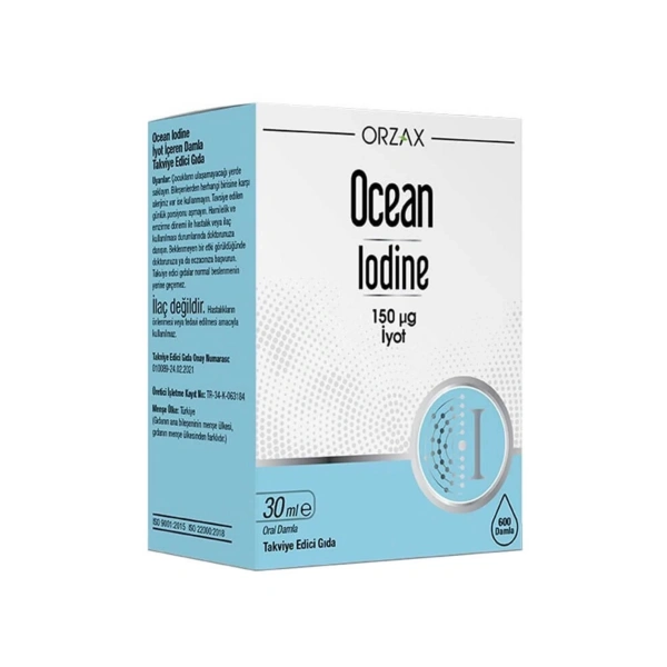 Orzax Ocean Iodine 150 MGc 30ml Damla