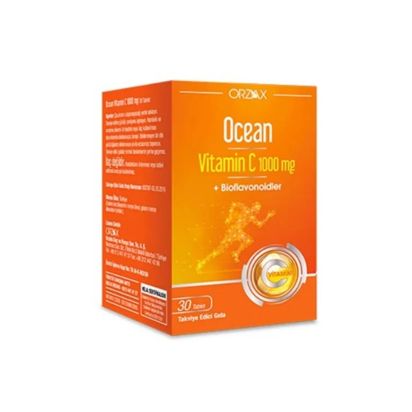 Orzax Ocean Vitamin C 1000 Mg 30 Tablet