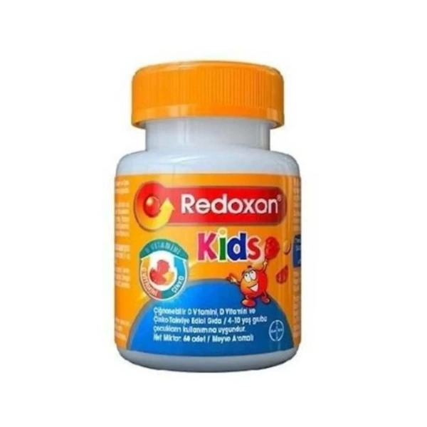 Redoxon Kids Gıda Takviyesi 60 Çiğneme Tableti