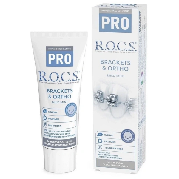 Rocs Pro Diş Macunu Brackts & Ortho 60 Ml