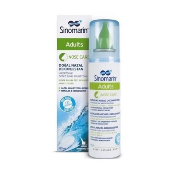 Sinomarin Adults Yetişkinler İçin Deniz Suyu 125 ml