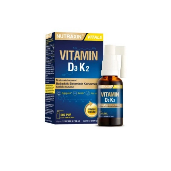 Nutraxin Vitamin D3 K2 30Ml