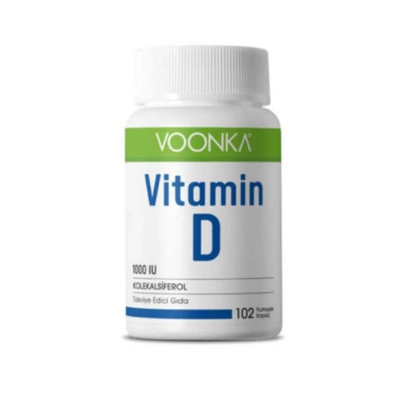 Voonka Vitamin D 102 Yumuşak Kapsül