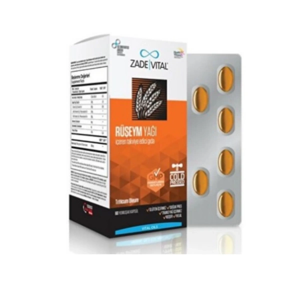 Zadevital Rüşeym Yağı 60 Kapsül