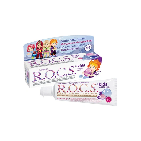 Ro cs Kids 4-7 Balon Sakızı Diş Macunu 35 ml