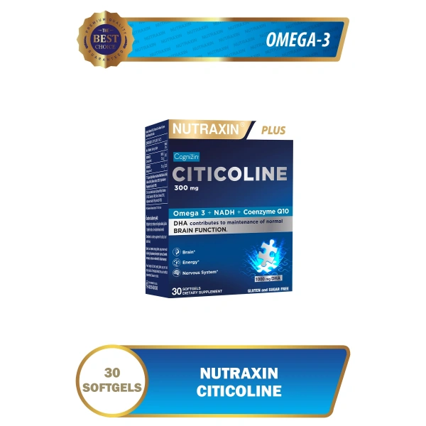 Nutraxin Sitikolin 30 Kapsül