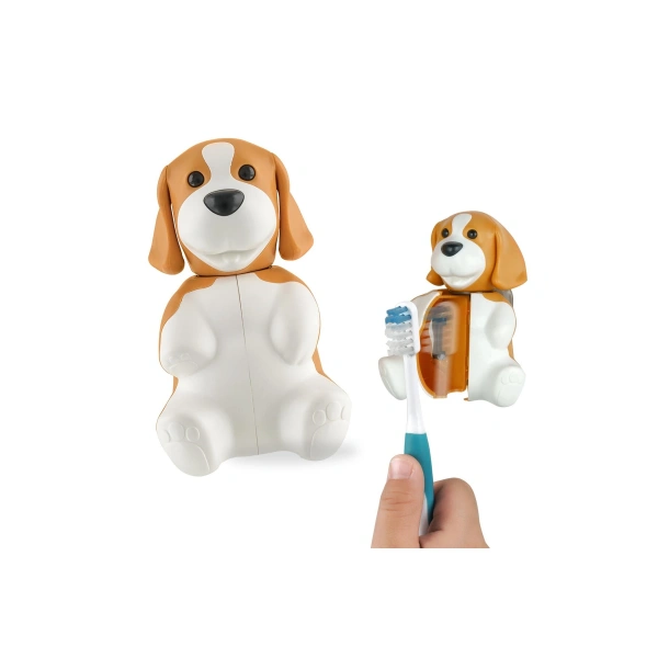 Flipper Hijyenik Diş Fırçası Kabı Köpek