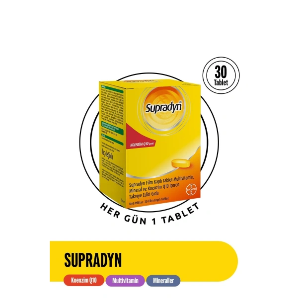 Supradyn Daily Koenzim Q10 30 Film Kaplı Tablet