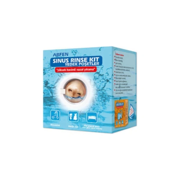 Abfen Sinüs Rinse Kit Yetişkin 50 Yedek Poşet