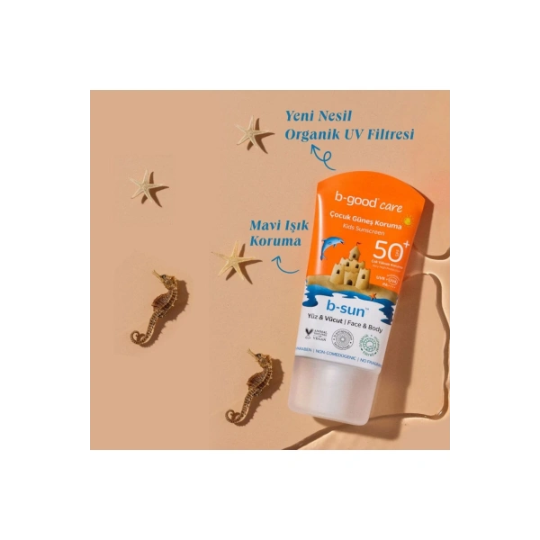 B-Good Care Çocuk Yüz & Vücut Güneş Kremi SPF50+ 150 ml