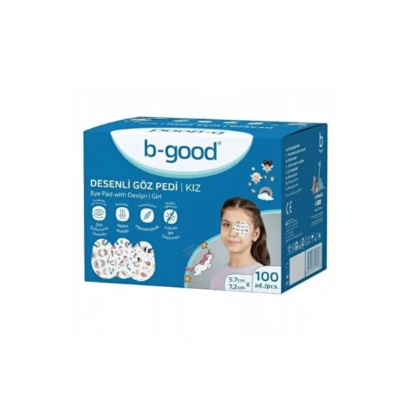 B-Good Göz Pedi Desenli Kız 5,7 x 7,2 cm - 100lü