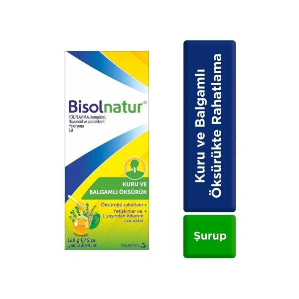 Bisolnatur Bitkisel Şurup 128 gr