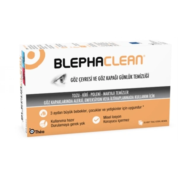 Blephaclean Steril Göz Pedi 20li