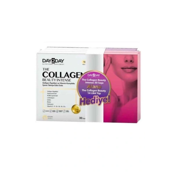 Day2day The Collagen Beauty Intense 30 Şase +Beauty Likit Tüp 14lü Hediye