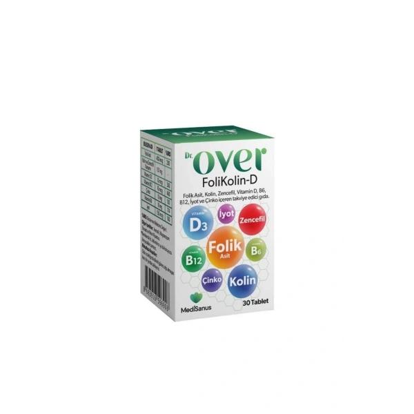 Dr. Over Folikolin D 30 Tablet