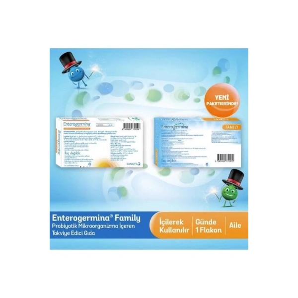 Enterogermina Family 5 ml x 20 Flakon Yeni Paketinde