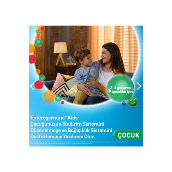 Enterogermina Kids 5 ml 10 Flakon Yeni Ambalaj