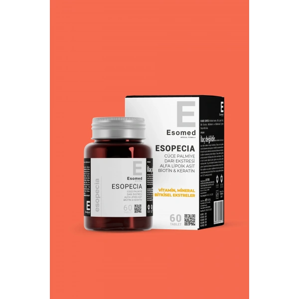 Esomed Especia Saç ve Tırnak Güçlendirici 60 Tablet