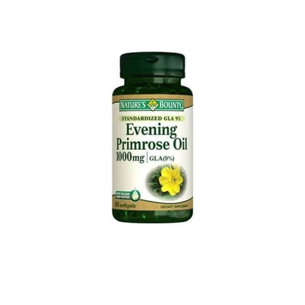 Natures Bounty Evening Primrose Oil 1000 mg Gla 60 Softgel