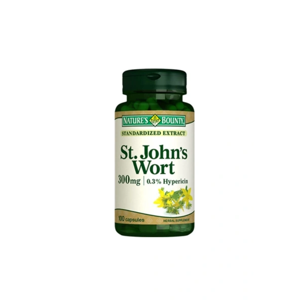 Natures Bounty St. Johns Wort 300 mg 100 Kapsül