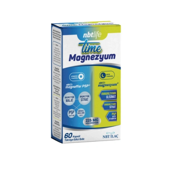 Nbt Life Time Magnezyum 60 Kapsül