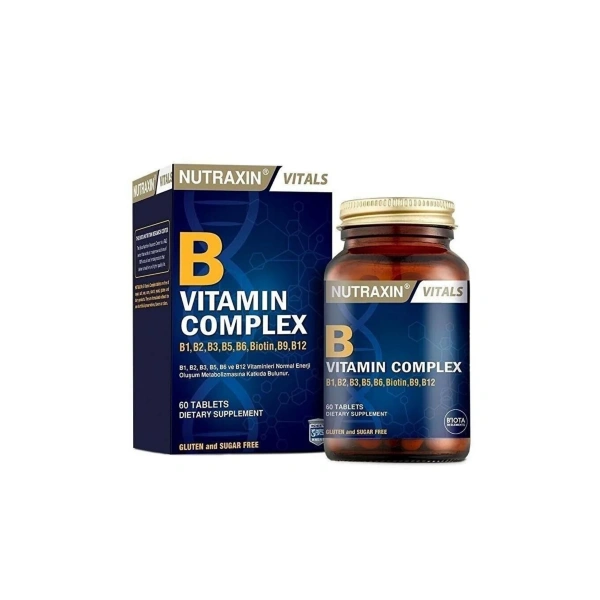 Nutraxin B Complex Vitamin 60 Kapsül