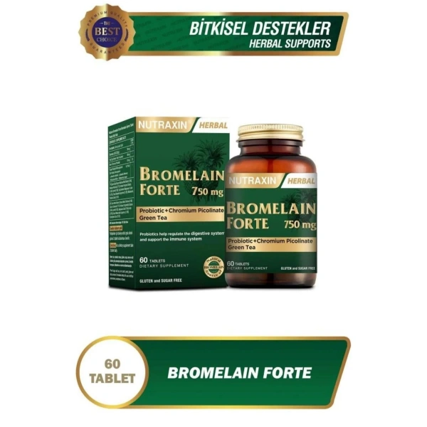Nutraxin Bromelain Forte 60 Tablet