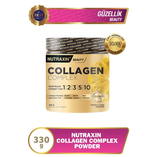 Nutraxin Collagen Complex 1 2 3 5 10 Collagen Tip Aromasız Toz 330 gr