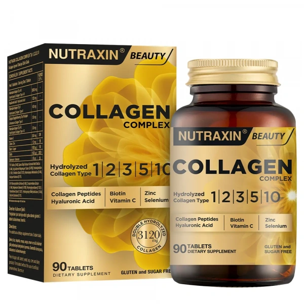 Nutraxin Collagen Complex Tip 1-2-3-5-10 3120 mg 90 Tablet