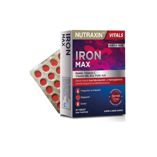 Nutraxin Iron Max 17 mg 30 Tablet