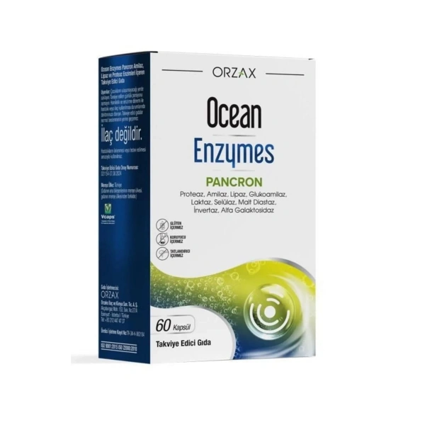 Ocean Enzymes Pancron 60 Kapsül