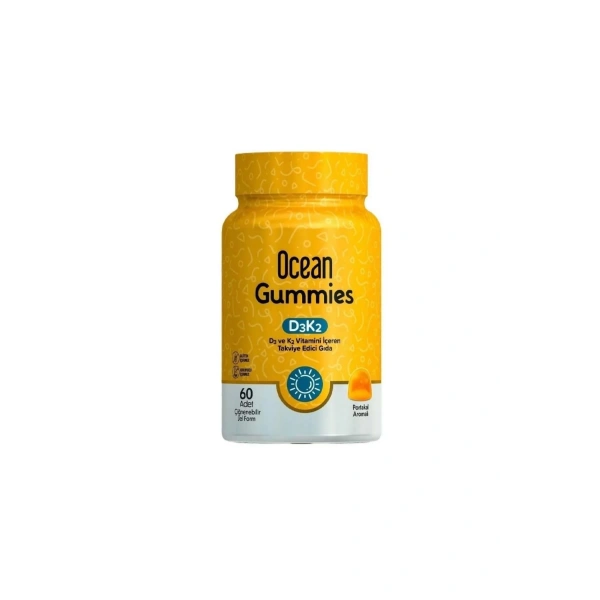 Ocean Gummies D3 K2 Vitamini 60 Adet