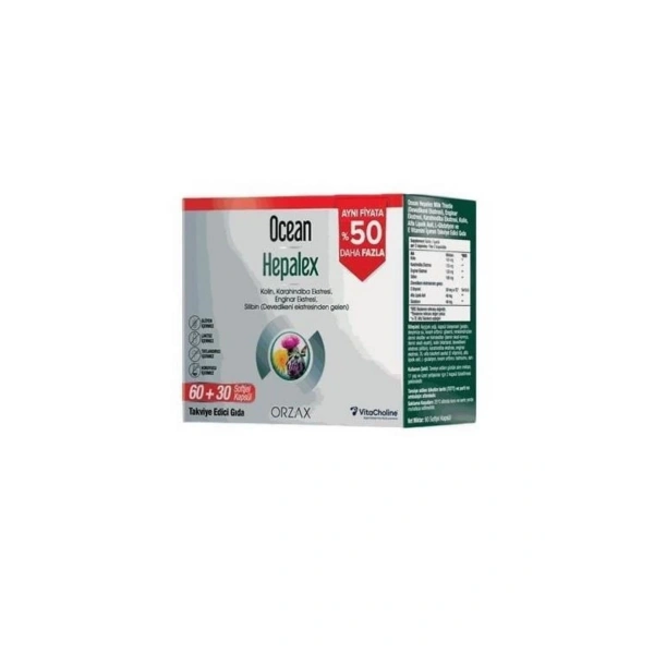 Ocean Hepalex 60 Softjel Kapsül - %50 Daha Fazla