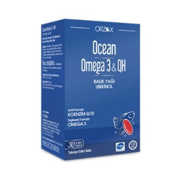 Ocean Omega 3 & QH 30 Yumuşak Kapsül