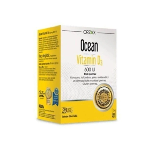 Ocean Vitamin D3 600 IU Oral Sprey 20 ml
