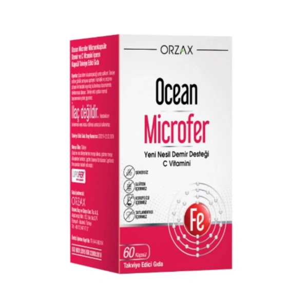 Orzax Microfer 60 Kapsül