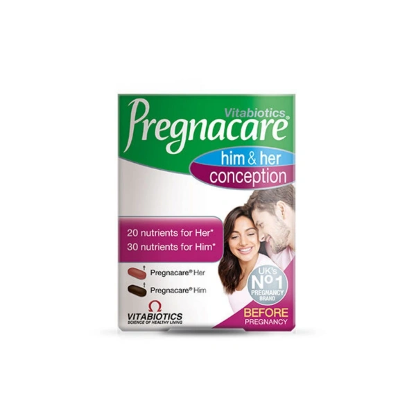Pregnacare Him & Her Conception Tablet 20 For Her + 30 For Him