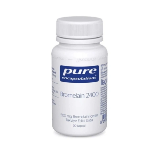 Pure Encapsulations Bromelain 2400 500 mg 30 Kapsül