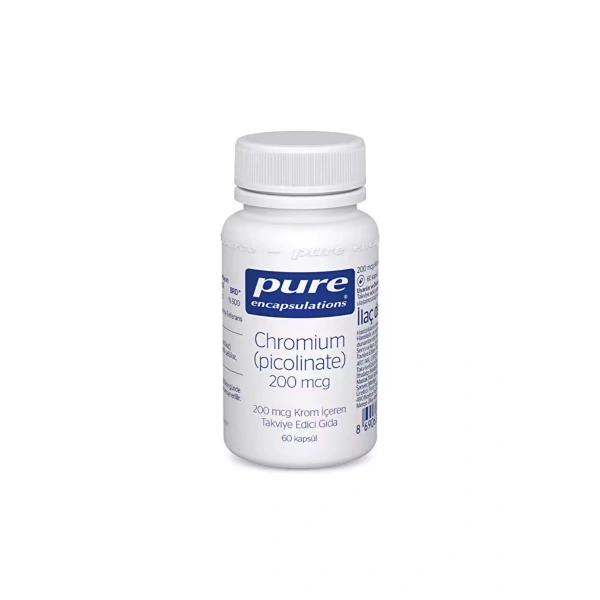 Pure Encapsulations Chromium Picolinate 200 mcg 60 Kapsül 11/2025 miadlı