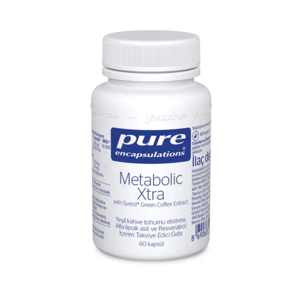 Pure Encapsulations Metabolic Xtra 60 Kapsül