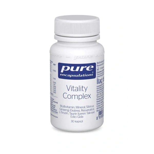 Pure Encapsulations Vitality Complex 30 Kapsül