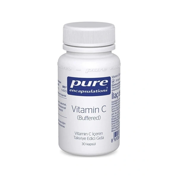 Pure Encapsulations Vitamin C Buffered 30 Kapsül
